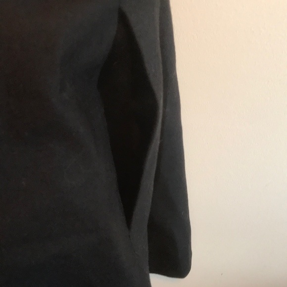 SALE New Free People Black Square Neck Fit flare Sz L - Picture 7 of 8